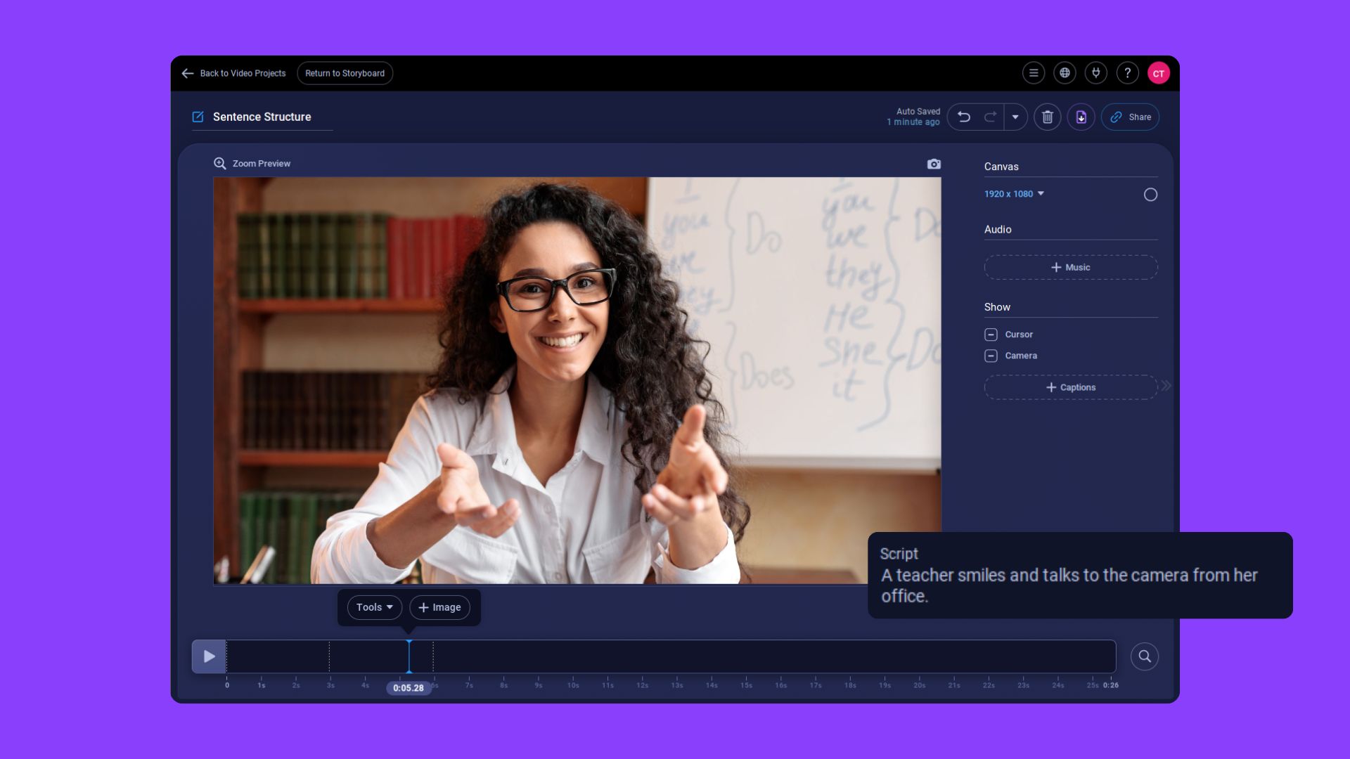 Add Audio Descriptions to Videos
