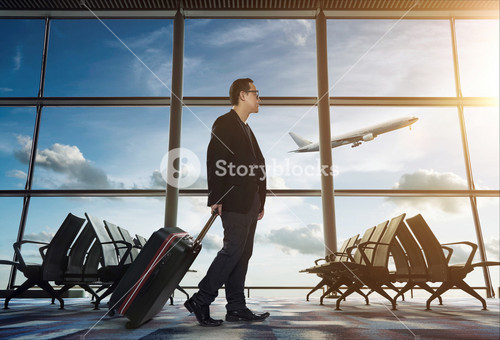 Travel Concept, People In The Airport