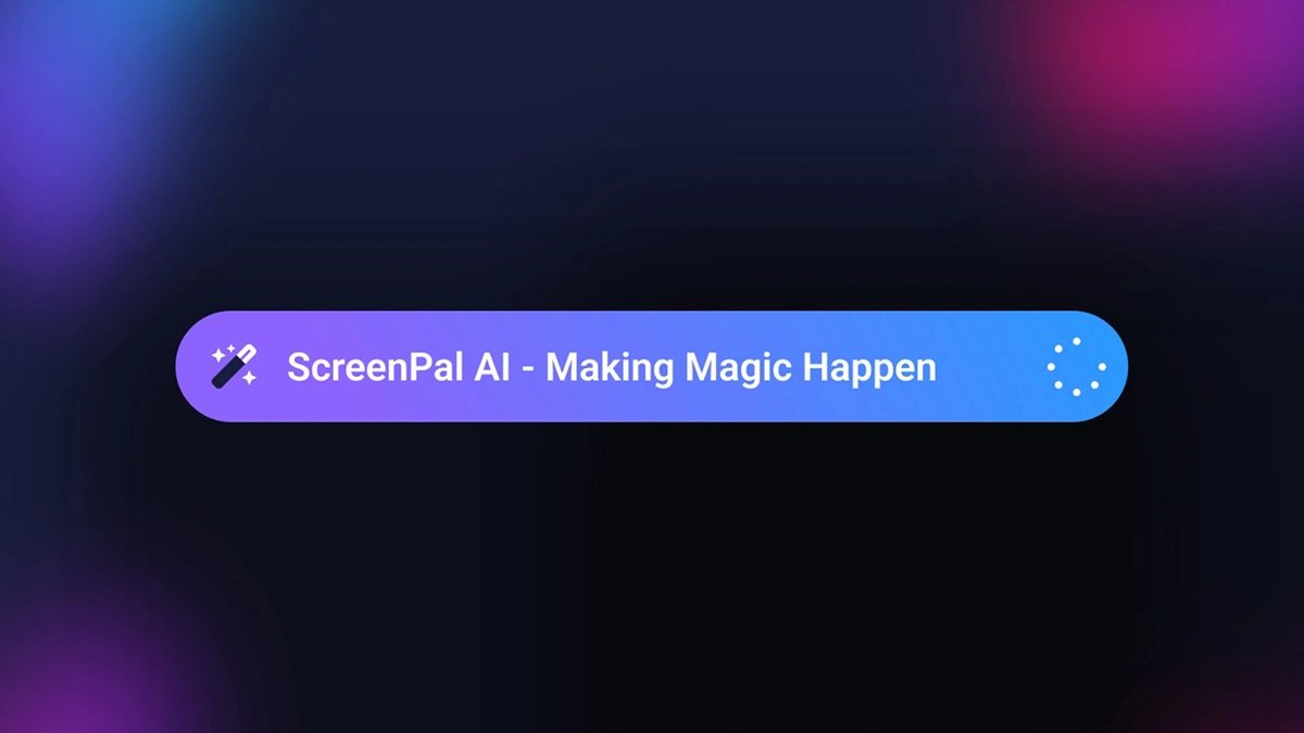 New: Save time with ScreenPal AI